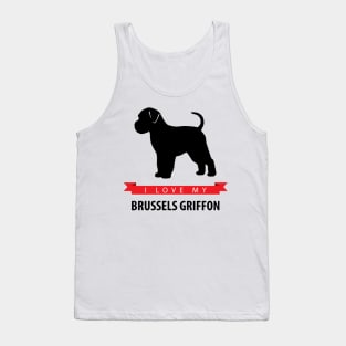 I Love My Brussels Griffon Tank Top